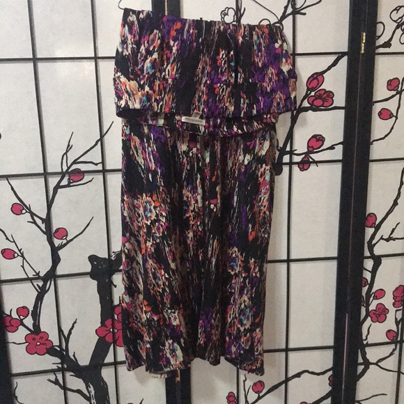 John Paul Richard Black Multi Maxi Skirt XL - Picture 5 of 8